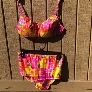 Vintage Sirena high waist bathing suit 1960’s